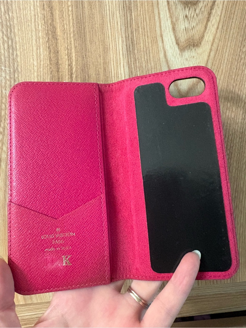 Authentic Louis Vuitton iPhone 8 Monogram Canvas Case Card case